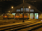 FFS Re 4/4 II 11324, Re 420 165-3 e Re 6/6 11673 'Cham'